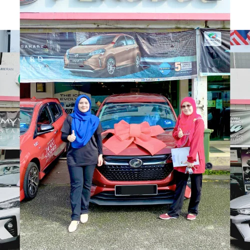 customer perodua nibong tebal alza merah