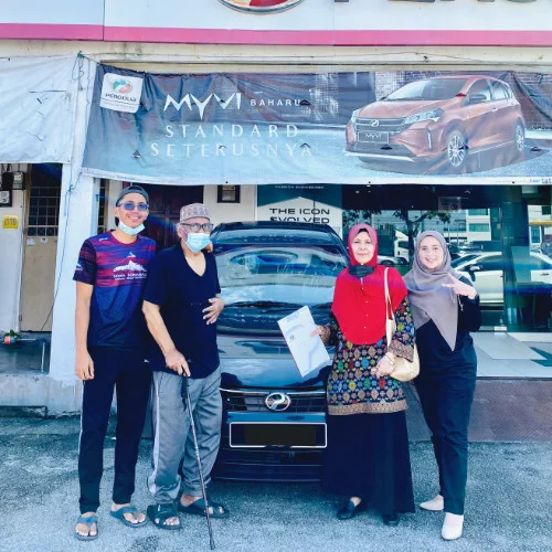 customer perodua nibong tebal bezza hitam