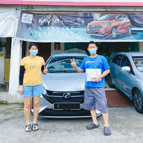 customer perodua nibong tebal myvi silver