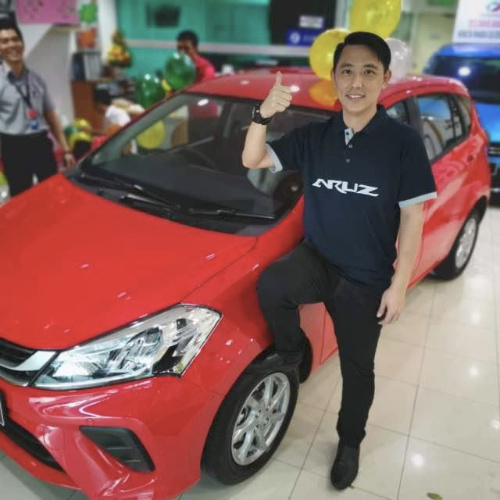 perodua sa mc wong with axia red