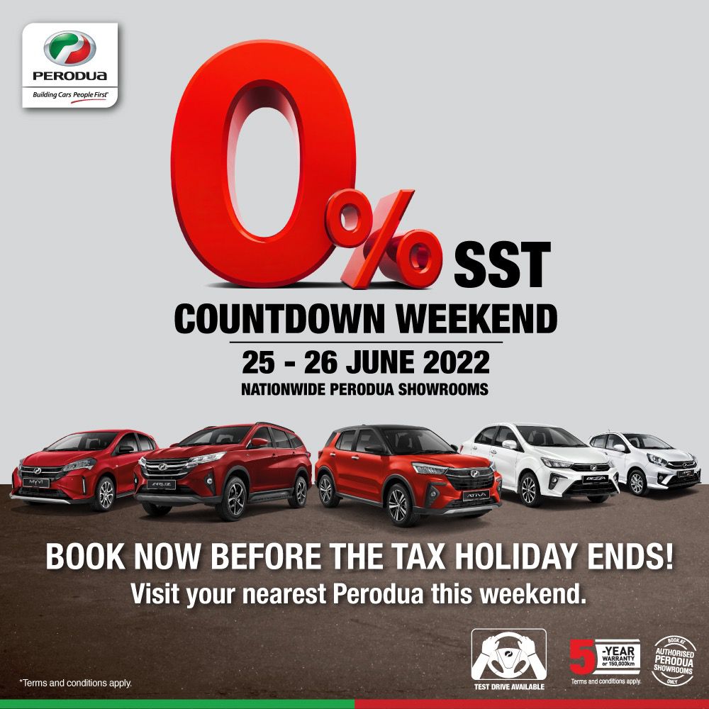 perodua 0% sst