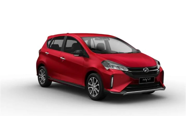 myvi cranberry red