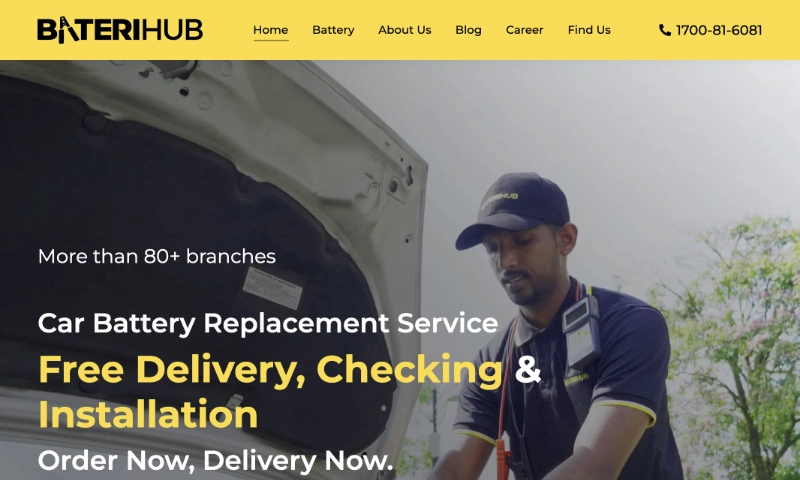 baterihub website